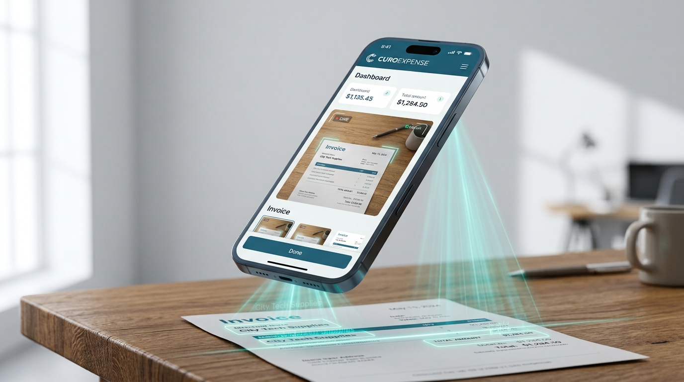 CuroExpense Smartphone Scanning